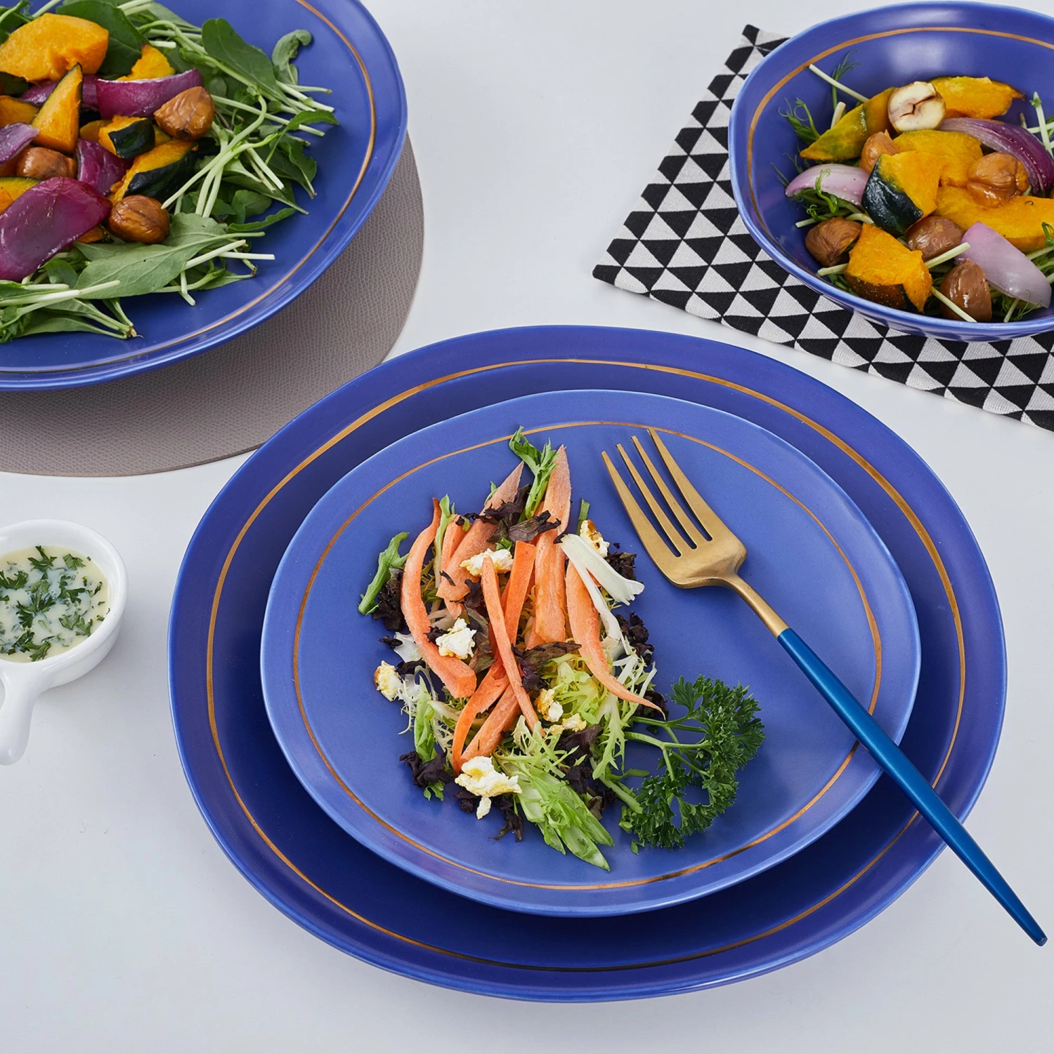 Best Sale ๐ฏ Stone Lain Clara Porcelain Dinnerware Set - Blue ๐ 4 Best Sale ๐ฏ Stone Lain Clara Porcelain Dinnerware Set - Blue ๐ - Image 4