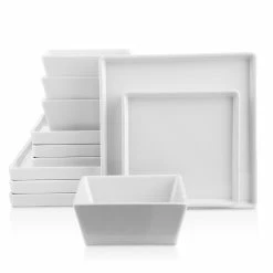 Coupon 🧨 Stone Lain Grace Stoneware Dinnerware Set - White 💯