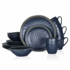 Best Sale ๐ฅฐ Stone Lain Serafina Stoneware Dinnerware Set - Blue ๐